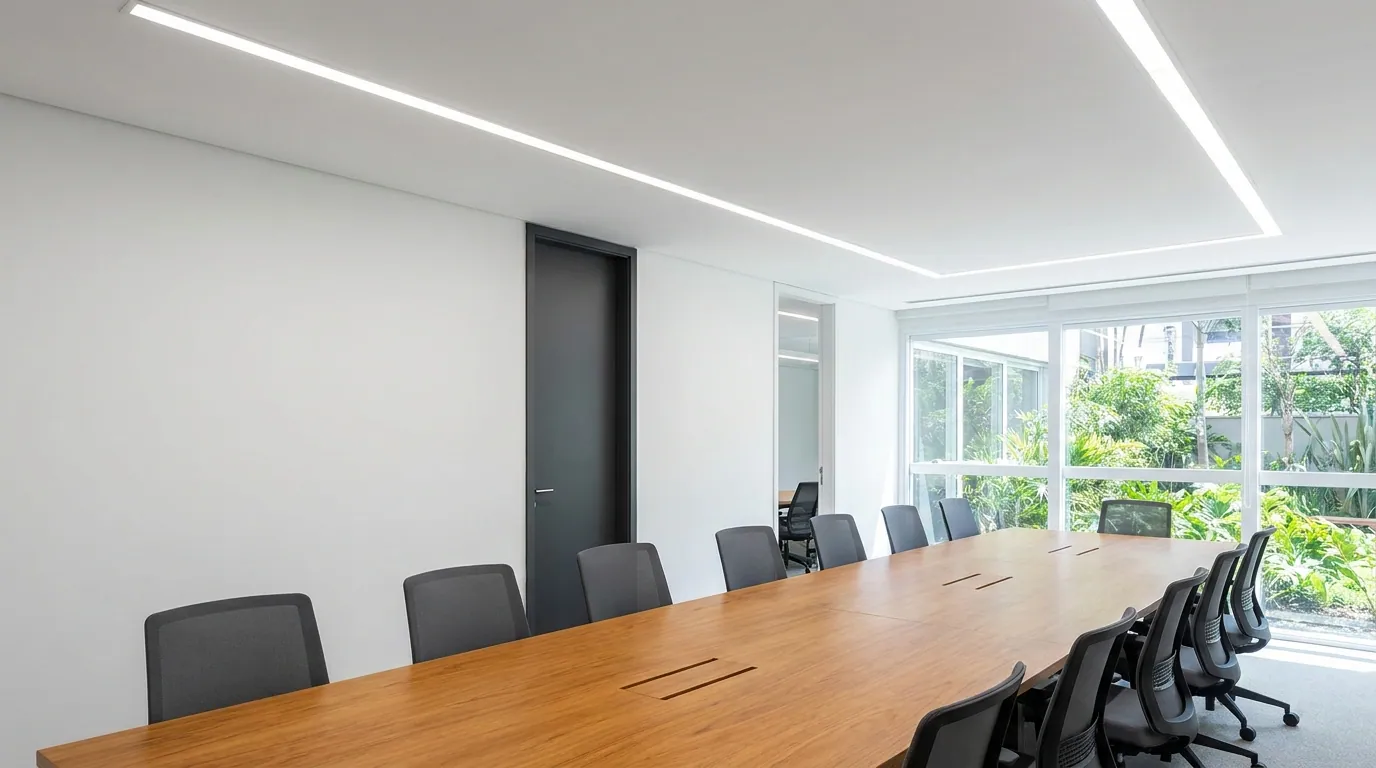 Divisória de drywall — Sala de reunião